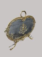 Ecran de cheminée en bronze de style Louis XV à decor d'ange… (photo 3)
