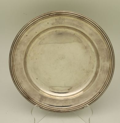 Maison CHRISTOFLE Petit plat en métal argenté à bordure moul…