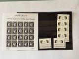 a picture of a collection of stamps on a piece of paper
