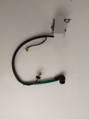 a close up of a wire connected to a switch on a wall