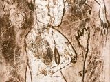 an image of a drawing of a woman with a bird on her shoulder