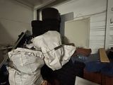 a pile of luggage sitting on top of a pile of luggage
