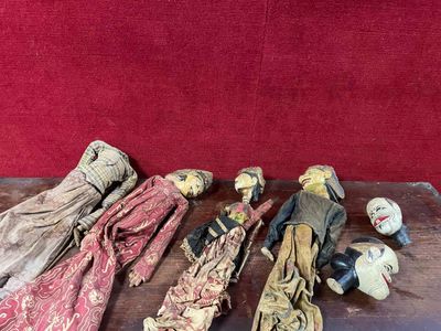 many different types of cloths laid out on a table