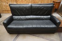 DURLET - ensemble de salon trois pièces en cuir noir - prése… (photo 2)