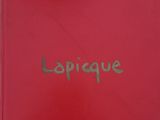 un gros plan sur un livre rouge sur lequel est inscrit le mot « lapique »
