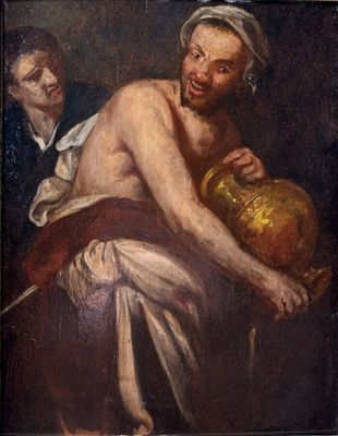 École du NORD du XIXe, dans le goût de Velasquez
