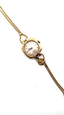Montre en Or Jaune LIP avec Médaillon Sainte Thérèse - Photo 1