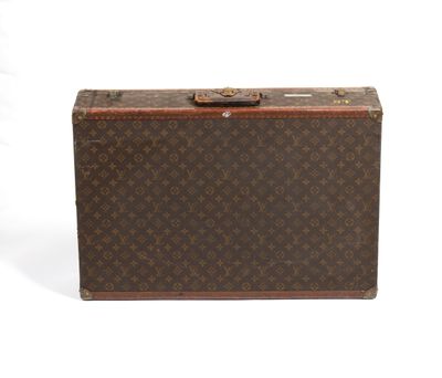 Valise Louis Vuitton en toile Monogram avec finitions en cuir