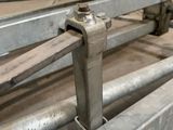 an image of a metal bench in a factory