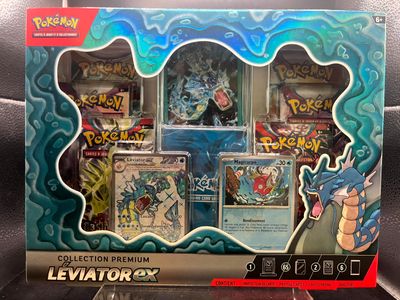 display case of pokemon trading card game with display of pokemon trading card game