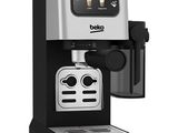 gros plan d'une machine à café sur fond blanc