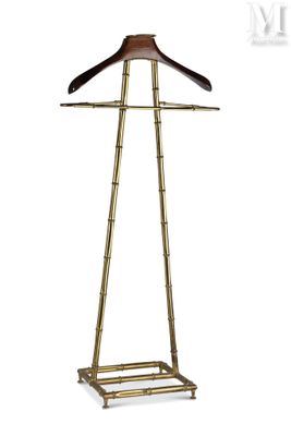 bamboo coat rack with wooden hanger
