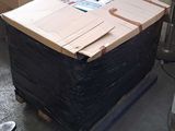 a large box on a pallet in a warehouse