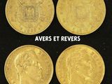 four gold sovereigns, one of which is a sovereign and one of which is a sovereign