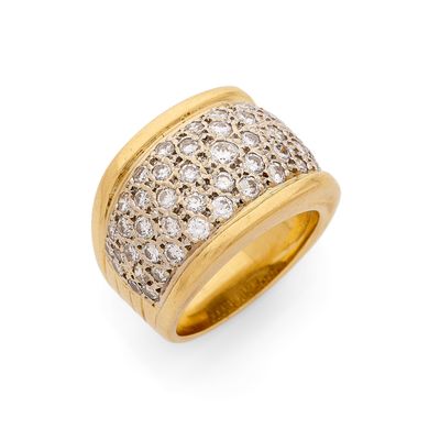 Bague en diamant et or 18 carats