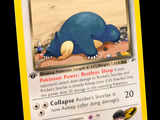 une photo d'une carte Pokémon sur laquelle figure un éléphant bleu