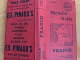 a pink book with a map of france on it