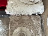 many different types of doily on the table