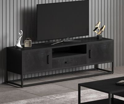 Meuble TV 2 portes 1 tiroir MAJA MAISON ET STYLES, en bois d…