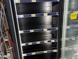 a refrigerator that has a lot of empty shelves in it