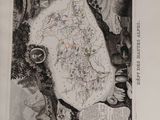an old map of the country of england with a map of the country of england on it