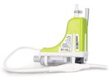 an image of a green and white device with a cord attached
