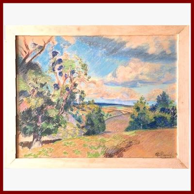 GUILLAUMIN Armand 1841-1927 : Paysage pres de Crozant, 96.