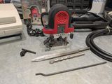 a picture of a tool set up on a table