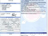 a close up of a document with a picture of a person on it