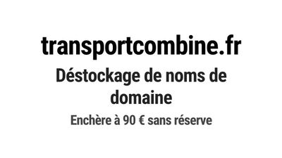 Nom de domaine transportcombine.