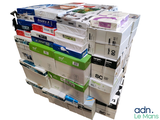 boxes stacked on top of each other on top of each other