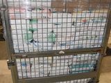 a cart with a lot of boxes on it in a warehouse