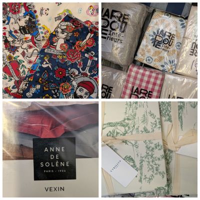 plusieurs photos différentes de vêtements pour femme et d'un chemisier pour femme