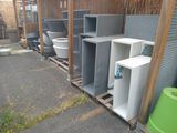 many different types of appliances in a storage area