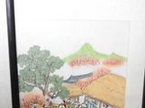 a picture of a picture of a group of people in a village