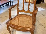 a chair that is sitting in the middle of a room