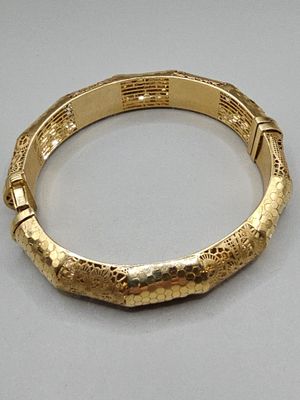 Bracelet semi rigide OR, 17.8 g, AC - Photo 1