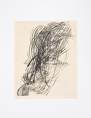 une image représentant un dessin en noir et blanc de la tête d'une femme