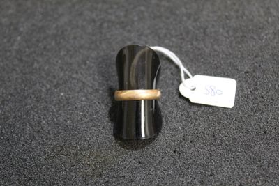 a ring that is on top of a ring on a table
