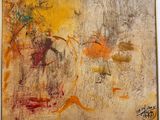 peinture représentant un tableau représentant un homme avec un cheval sur un mur