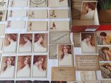 a lot of cards that are on the table