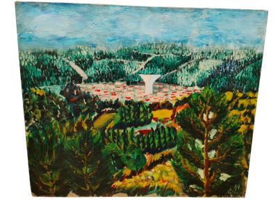 René MAINARD-BOUISSON (1939 - 2018) : "La forêt".