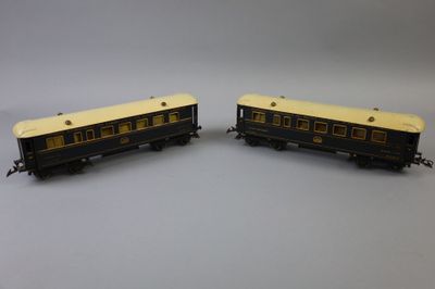 HORNBY « O » : Deux voitures dont voiture Restaurant CIWL n°… - Photo 1