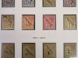 an image of a picture of a collection of stamps on display