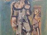 an image of a painting of a man and a child