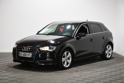 an image of a black audi suv parked in a room