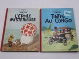 deux livres pour enfants sont posés l'un à côté de l'autre sur une table