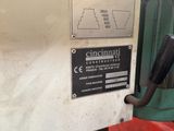 a close up of a machine with a sign on it