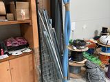 a picture of a rack with tools in it in a garage