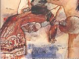 book cover of toblaassee, with a woman sitting on a bed